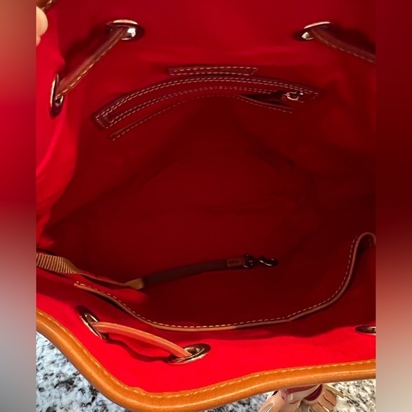 DOONEY & BOURKE GINGHAM AIMEE DRAWSTRING - PINK and WHITE - NEVER USED - - Picture 7 of 11